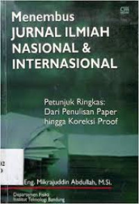 Menembus Jurnal Ilmiah Nasional & Internasional