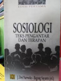 Sosiologi Teks Pengantar dan Terapan